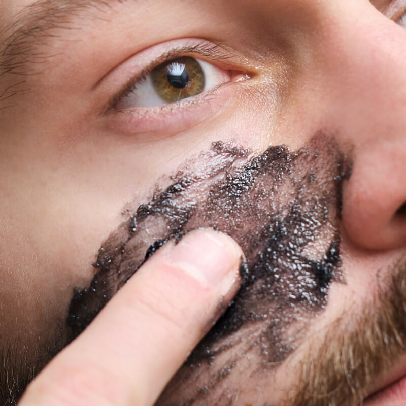 facial rub men